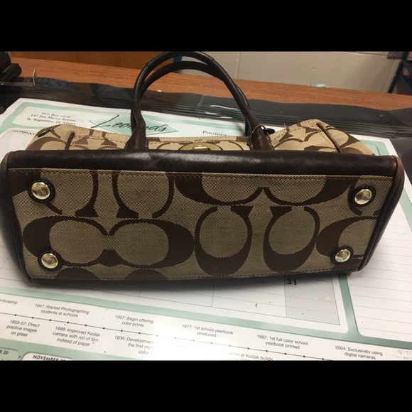 Coach satchel shoulder bag - Picture 6 of 8